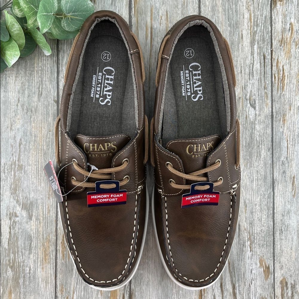 Men’s Chaps Benny Boat Shoes Size 12